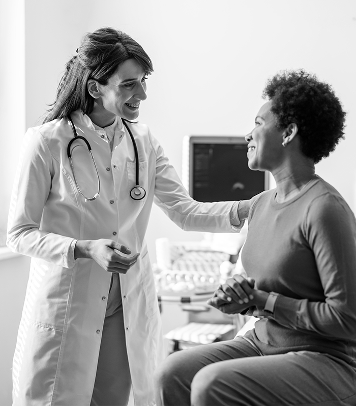 a couple of people that are talking to each other